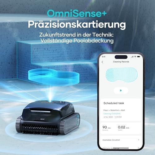 AIPER Scuba X1 Pro Poolroboter – Boden & Wand, 25.200 LPH, 3 Modi, Wasserlinienreinigung, bis 200 m² Pools
