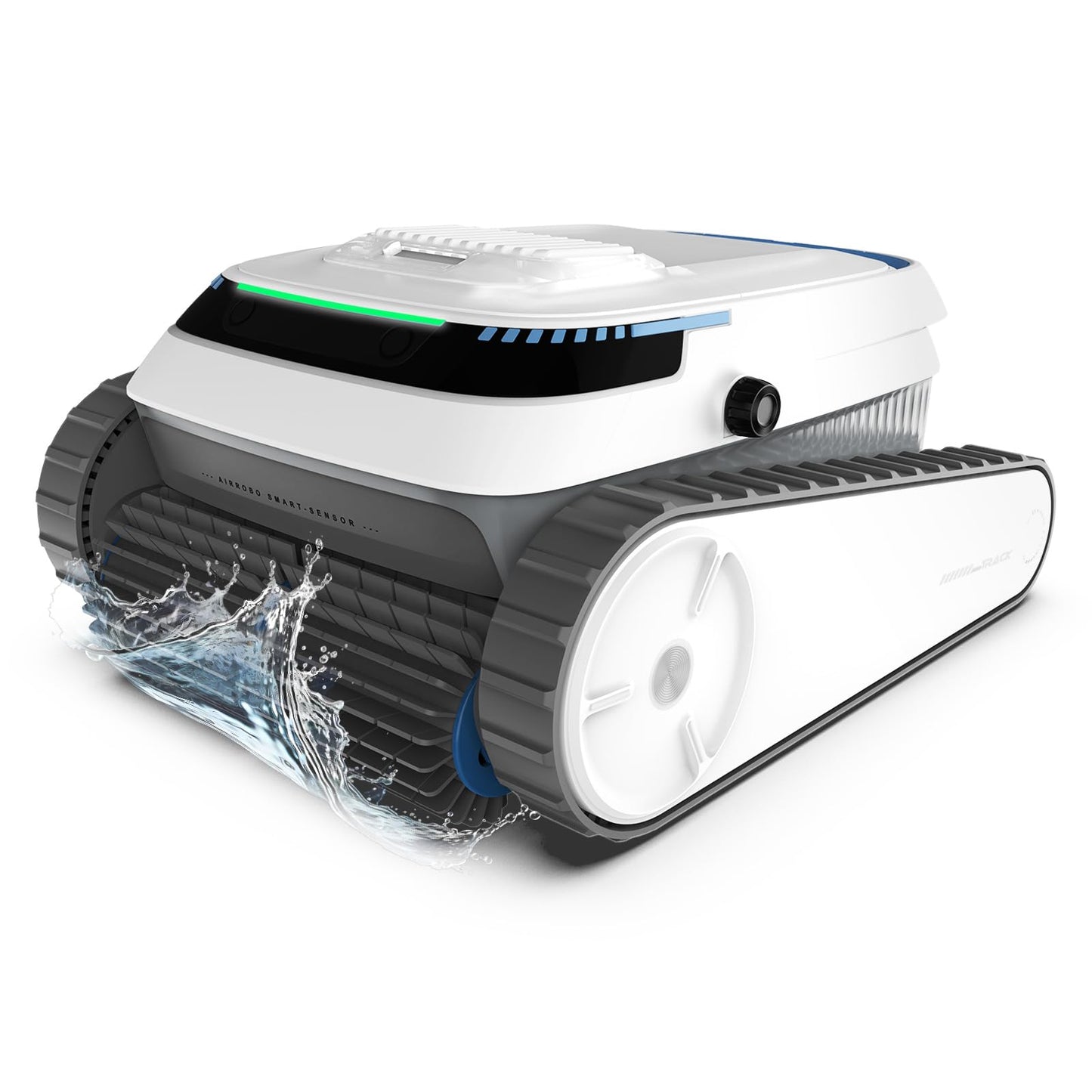 AIRROBO PC10 Poolroboter, kabellos mit Akku, Boden, Wand & Wasserlinie, intelligente Navigation, 120 Min Laufzeit, Wandklettern, für Pools bis 170 m²
