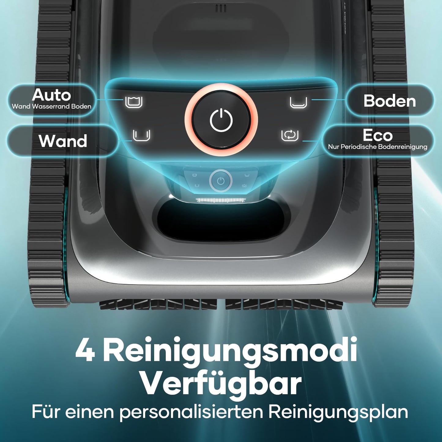 AIPER Scuba S1 Poolroboter Boden & Wand, kabellos mit Wandklettern, intelligente Navigation 2.0, 150 Min Laufzeit, für eingelassene Pools bis 150 m²