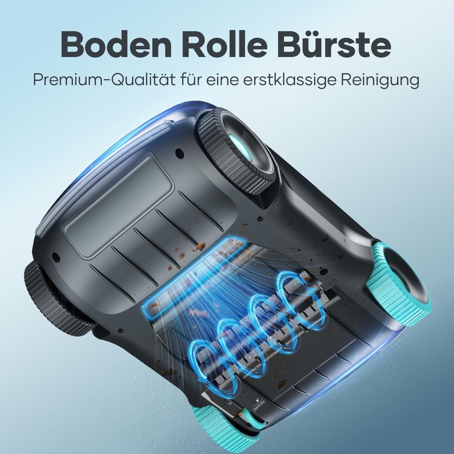 AIPER Kabelloser Poolroboter – 100–130 Min Akku, Auto-Parken, Partikelfilter, für oberirdische Pools bis 100 m²