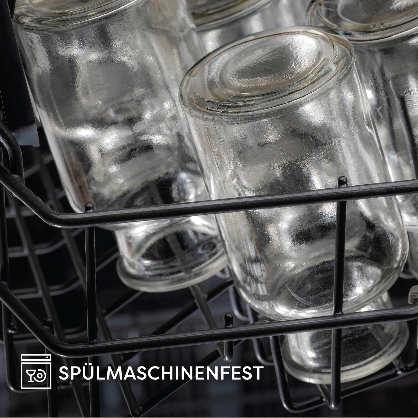 Praknu 12 Mini Glasvasen - 10 cm hoch - Inklusive Juteschnur - Vintage Design - Traumhafte Deko für Hochzeit - Spülmaschinenfest