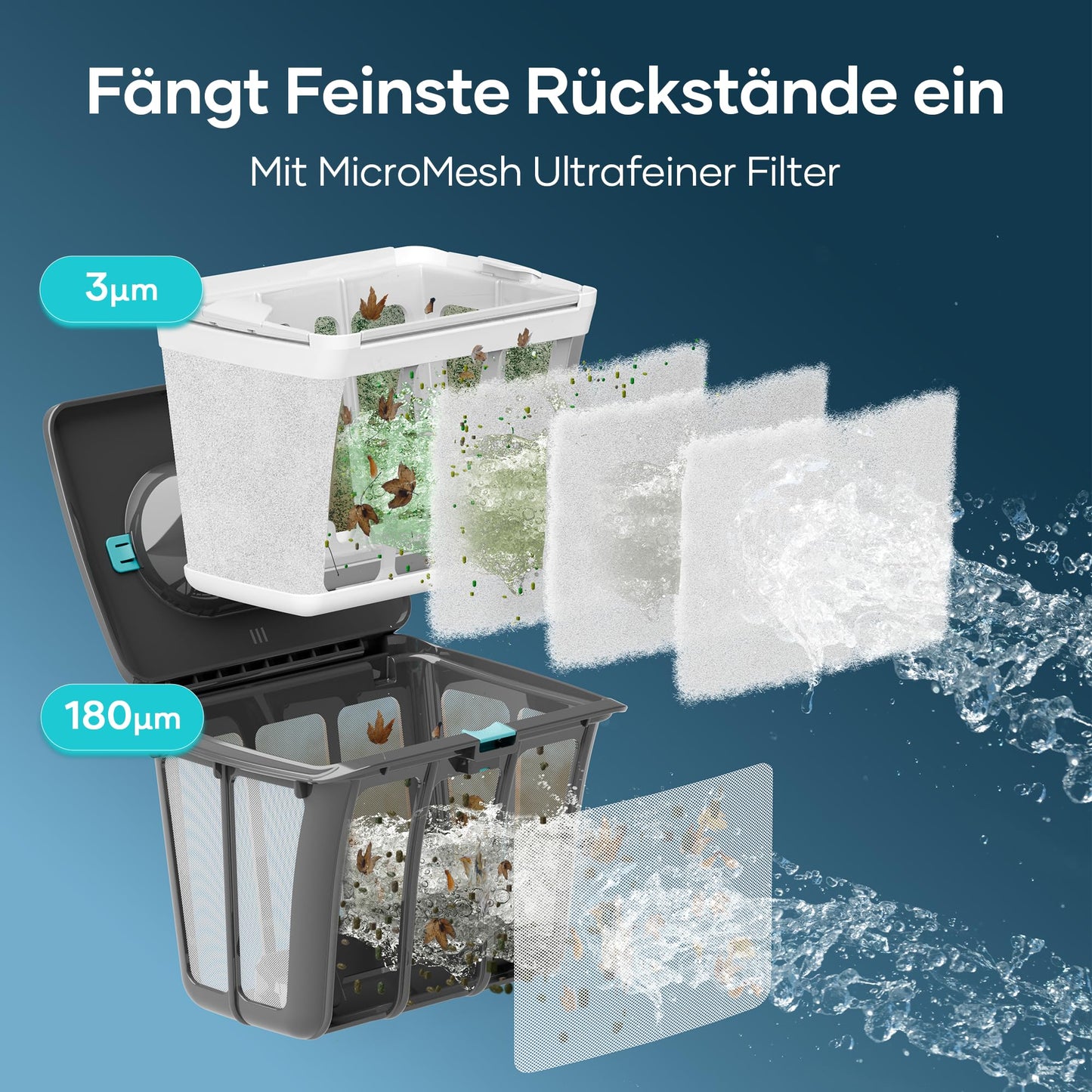 AIPER Scuba S1 Poolroboter – Boden, Wand & Wasserlinie, 180 Min Akku, 3μm Filter, App-Steuerung, für eingelassene Pools