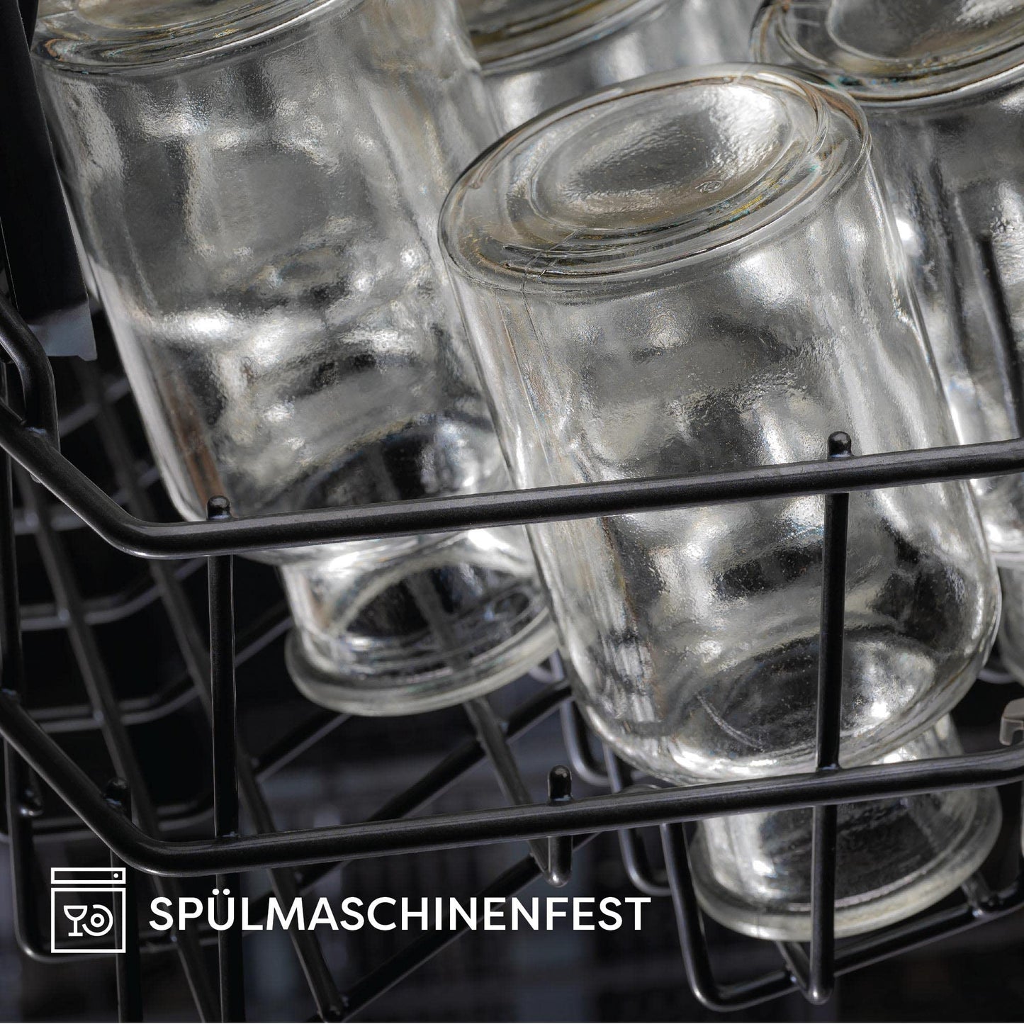 Praknu 12 Kleine Glasvasen - 12,5 cm hoch - Inklusive Juteschnur - Vintage Design - Traumhafte Deko für Hochzeit - Spülmaschinenfest