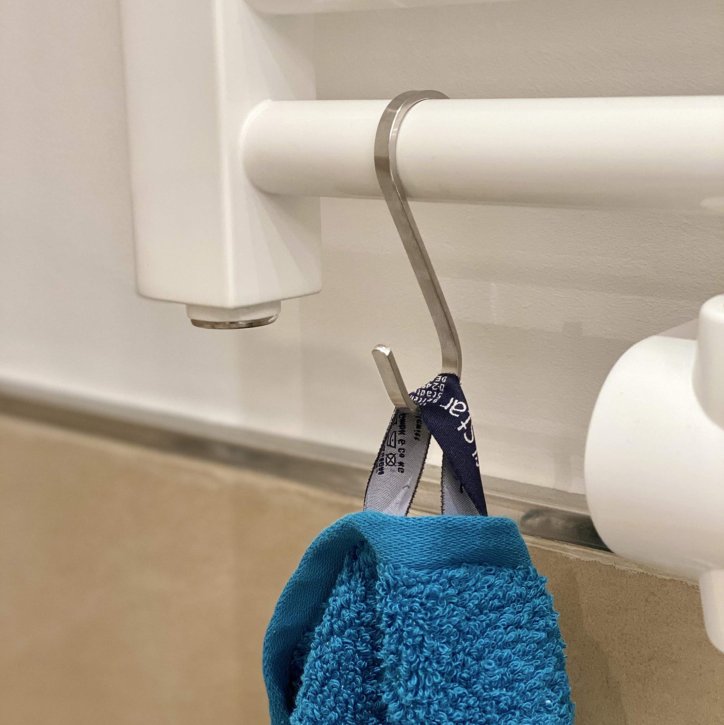 Praknu 12 Kleine S Haken Edelstahl Flach 8cm - bis 25kg Belastbar - Rostfreie S-Haken zum Aufhängen