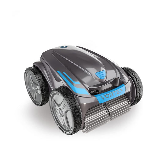 Zodiac Vortex 4WD Poolroboter OV 5300 SW – Boden/Wand/Wasserlinie, bis 12x6 m, 18 m Swivel Kabel + Transportwagen