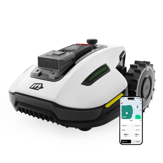 ChatGPT said:  MAMMOTION YUKA Mini 500 Mähroboter ohne Begrenzungskabel, 500 m², KI-Hindernisvermeidung, NetRTK+Vision, 4G-App, 50 % Steigung
