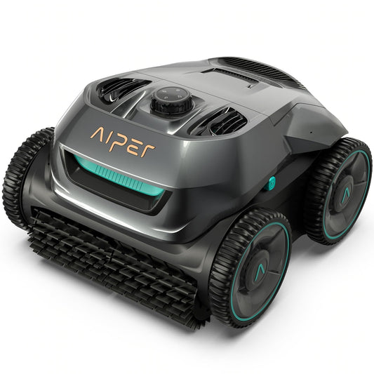 AIPER ZT6002 Poolroboter für Boden & Wand, kabellos mit Akku, Quad-Motor, WavePath-Navigation, 3 Modi, 18500 LPH, bis 150 m²