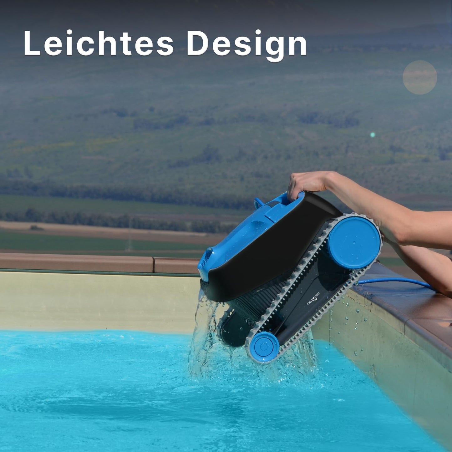 Dolphin Nautilus CC Poolroboter – automatischer Kabelreiniger, Boden & Wand, für eingelassene Pools bis 10 m, energiesparend