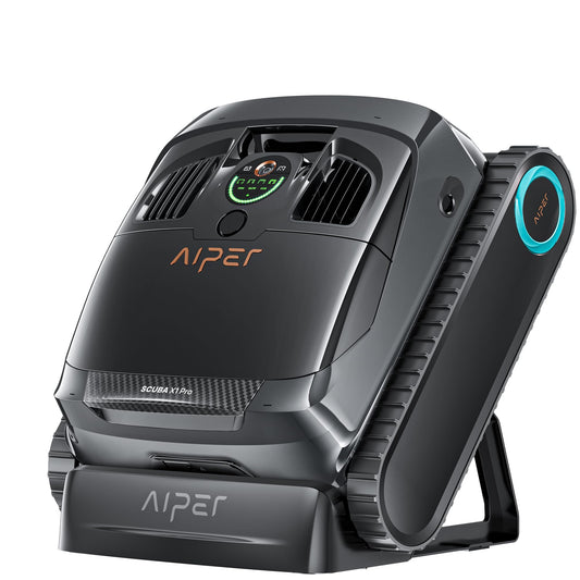 AIPER Scuba X1 Pro Poolroboter – Boden & Wand, 25.200 LPH, 3 Modi, Wasserlinienreinigung, bis 200 m² Pools