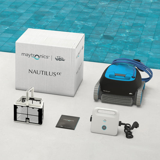 Dolphin Nautilus CC Poolroboter – automatischer Kabelreiniger, Boden & Wand, für eingelassene Pools bis 10 m, energiesparend